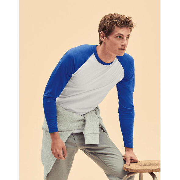 Fruit of the loom baseball t shirt hotsell